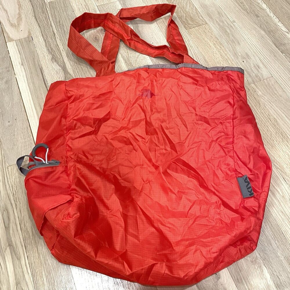Kiva Tote Bag Packable Travel Drawstring Compact - Picture 3 of 7